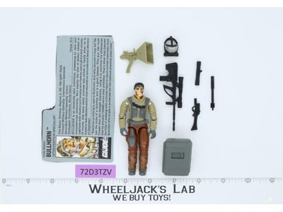 Bullhorn V1 100% Complete G.I. Joe 1990 Hasbro Vintage Action Figure