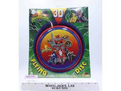 3D Flying Disc Frisbee Mighty Morphin Power Rangers 1994 Spectra Star NEW SEALED