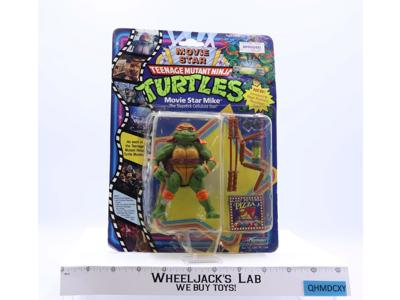 Movie Star Mike Teenage Mutant Ninja Turtles TMNT 1991 Playmates NEW MOSC SEALED
