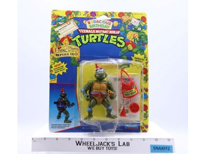 Classic Party Reptile Leo Bodacious Birthday TMNT 1992 Playmates NEW MOSC SEALED