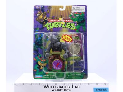 Rocksteady Teenage Mutant Ninja Turtles TMNT 1994 Playmates NEW MOSC SEALED