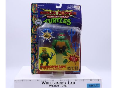 Head Droppin' Raph Teenage Mutant Ninja Turtle TMNT Playmates NEW MOSC SEALED