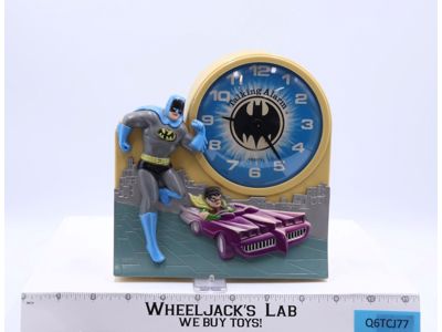Batman & Robin Talking Alarm Clock 1974 Janex Vintage