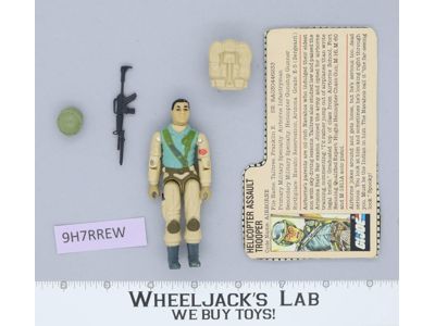Airborne V1 100% Complete G.I. Joe 1983 Hasbro Vintage Action Figure