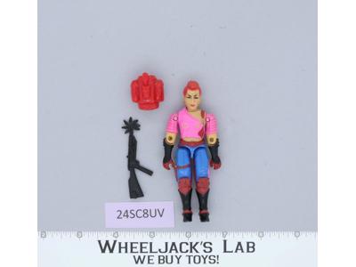 Zarana V1 EARRINGS 100% Complete G.I. Joe 1986 Hasbro Vintage Action Figure