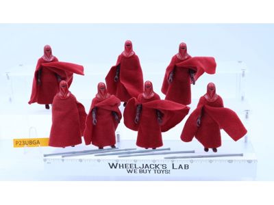 Lot of 7 Emperors Royal Guards 100% NO REPRO Star Wars 1983 Kenner Action Figure