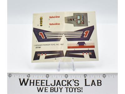 Bullet Motorcyle M.A.S.K. Mask 1987 Kenner Sticker Sheet