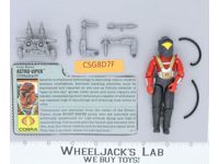Astro Viper V1 100% Complete G.I. Joe 1988 Hasbro Vintage Action Figure