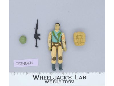 Airborne V1 100% Complete G.I. Joe 1983 Hasbro Vintage Action Figure
