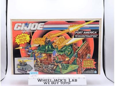 Fort America 100% Complete W/Box GI Joe 1991 Hasbro Action Figure Vehicle