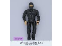 M-Force Black Ninja Military Muscle 1980's Vintage Action Figure 6.5"