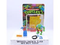 Genghis Frog W/Cardback 100% Complete TMNT 1989 Playmates Vintage Action Figure