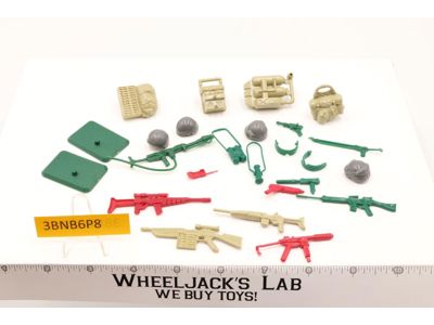 Lot Battle Gear Accessory 3 Set 2 Complete 1985 Weapons G.I. Joe Vintage