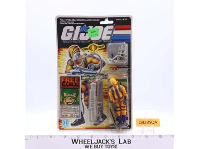 H.E.A.T. Viper GI Joe 1989 Hasbro Vintage Action Figure NEW MOSC SEALED