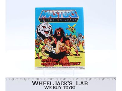 Grizzlor The Legend Comes Alive! Mini Comic Book MOTU Masters of the Universe
