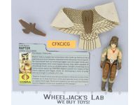 Raptor V1 100% Complete G.I. Joe 1987 Hasbro Vintage Action Figure