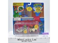 Metallized Motorin' Combo Mini Mutant Turtle Transports TMNT 1995 Playmates MOSC