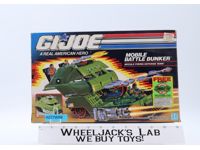 Mobile Battle Bunker 100% Complete GI Joe 1989 Hasbro Action Figure Vehicle