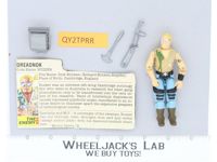 Buzzer V1 100% Complete G.I. Joe 1985 Hasbro Vintage Action Figure