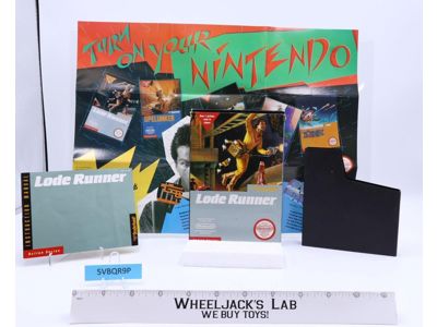 Lode Runner Nintendo Entertainment System 1987 Broderbund EMPTY BOX Instructions