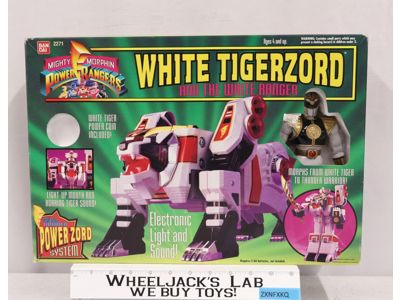 White Tigerzord Power Rangers 1994 Bandai Action Figure