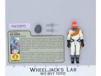 Ice Viper V1 100% Complete G.I. Joe 1987 Hasbro Vintage Action Figure