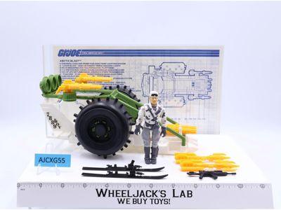 Arctic Blast W/Windchill 100% Complete GI Joe 1989 Hasbro Action Figure Vehicle