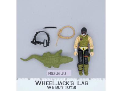 Croc Master V1 100% Complete G.I. Joe 1987 Hasbro Vintage Action Figure
