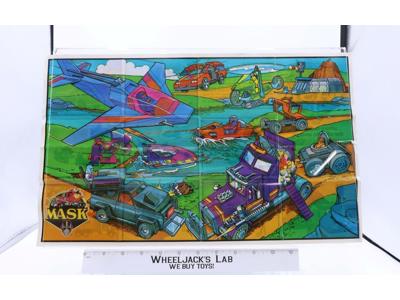 Kenner 1985 18 x 11 Fold Out M.A.S.K. Vintage Poster