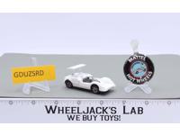 Chaparral 2G White Enamel 1969 Redline Hot Wheels Mattel Vintage RL w/ Button