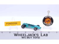 Lotus Turbine Aqua 1969 Redline Hot Wheels Mattel Vintage RL w/ Button
