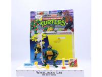Headdroppin' Mike W/Cardback 100% Complete TMNT 1991 Playmates Action Figure