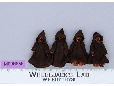 Lot of 4 Jawas Star Wars 1977 Kenner Vintage Action Figures