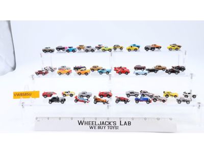 LARGE Lot of 45 Micro Machines Vehicles Cars Convertibles 1980's Vintage Galoob