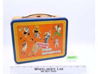 Pro Sports Metal Lunchbox NO THERMOS Ohio Art 1980's Vintage