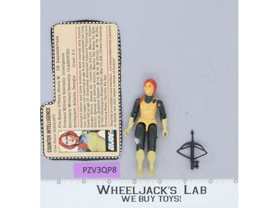 Scarlett V1 Straight Arm 100% Complete G.I. Joe 1982 Hasbro Vintage Figure