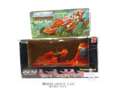 Attak Trak 100% Complete He-man MOTU Masters of the Universe 1982 Mattel