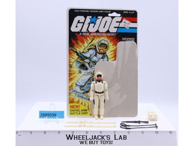 Snow Job V1 100% Complete W/Cardback 1983 GI Joe ARAH Vintage Action Figure