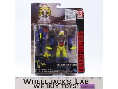 Gatorface & Krok Transformers Titans Return 2016 Hasbro Action Figure NEW SEALED