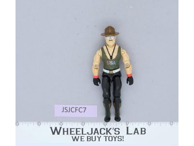 Sgt. Slaughter V1 G.I. Joe 1985 Hasbro Vintage Action Figure