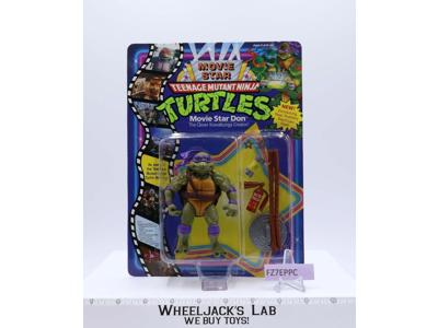 Movie Star Don Teenage Mutant Ninja Turtles TMNT 1991 Playmates NEW MOSC SEALED