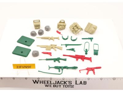 Lot Battle Gear Accessory 3 Set 3 Complete 1985 Weapons G.I. Joe Vintage