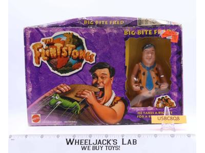 Big Bite Fred The Flintstones 1993 Mattel Action Figure NEW MISB SEALED