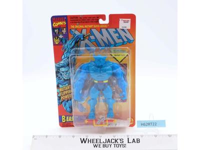 Beast W/ Mutant Flipping Power W/Trading Card X-Men 1994 Marvel Comics NEW MOSC