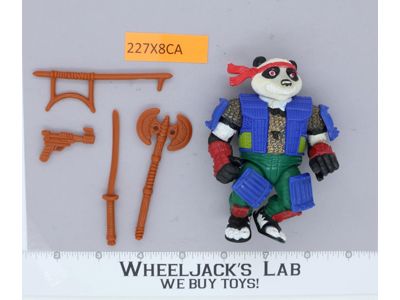 Panda Khan 100% Complete Teenage Mutant Ninja Turtles TMNT Playmates 1990