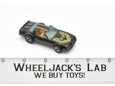 Black Hot Bird 1977 Mattel Vintage Hot Wheels Blackwall