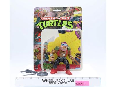 Bebop SOFT HEAD 100% Complete W/Card TMNT 1988 Playmates Action Figure