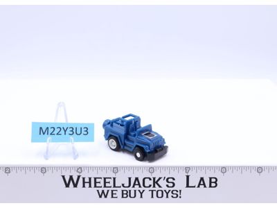 Minispy BLUE Jeep 100% Complete 1985 G1 Transformers Vintage Action Figure