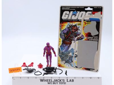 Hydro-Viper V1 Complete W/ Cardback G.I. Joe 1988 Hasbro Vintage Action Figure
