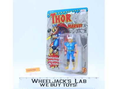 Thor Smashing Hammer Action Marvel Super Heroes 1991 Toybiz Vintage NEW SEALED